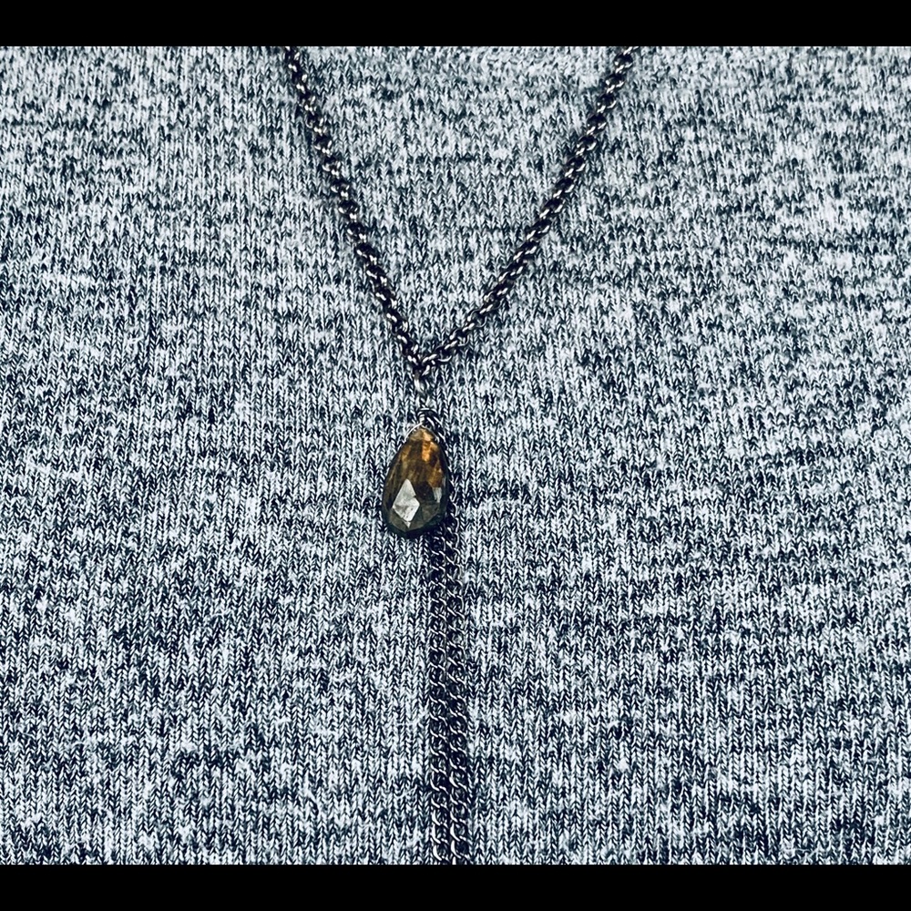 Labradorite hanging necklace